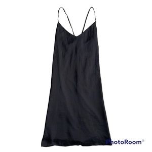 A/OK Slip Dress in Black (One Size)